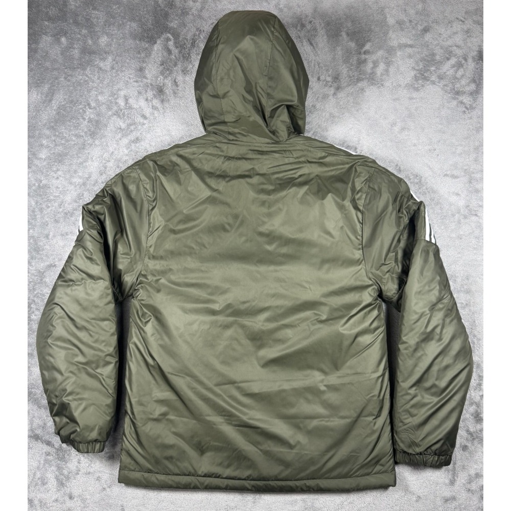 Adidas Outdoor Al Aire Libre Jacket Men's Small Hooded Olive Strata HZ5725 NWT - Picture 8 of 9